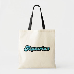 Retro-Sternzeichen-Wassermann-Tasche Tragetasche