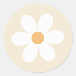 Retro-Sticker als klassischer Rundaufkleber Runder Aufkleber