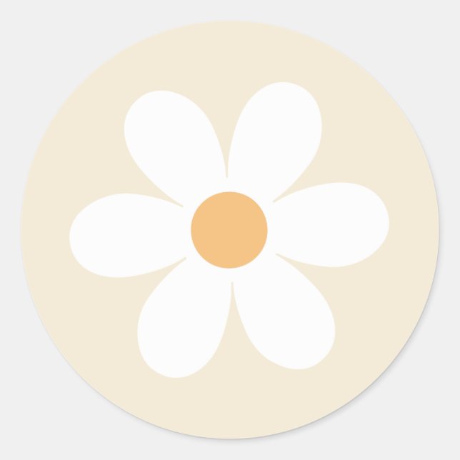 Retro-Sticker als klassischer Rundaufkleber Runder Aufkleber (Vorderseite)