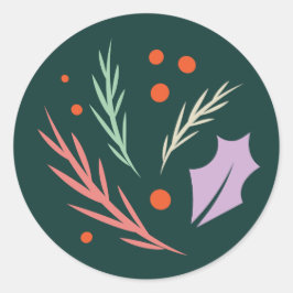 Retro-Sticker Runder Aufkleber