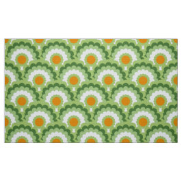 Retro-Stil 60er 70er Muster Stoff