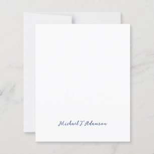 Retro-Stil Elegante Kalligrafie Name Papierblatt