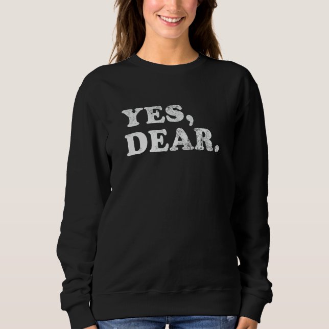 Retro-Stil erschüttert Ja, lieber Sweatshirt (Vorderseite)