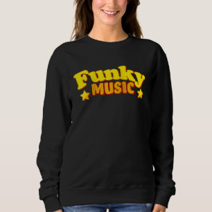 Retro-Stil funkige Musik Vintage-Tanz 80er Funk Sweatshirt