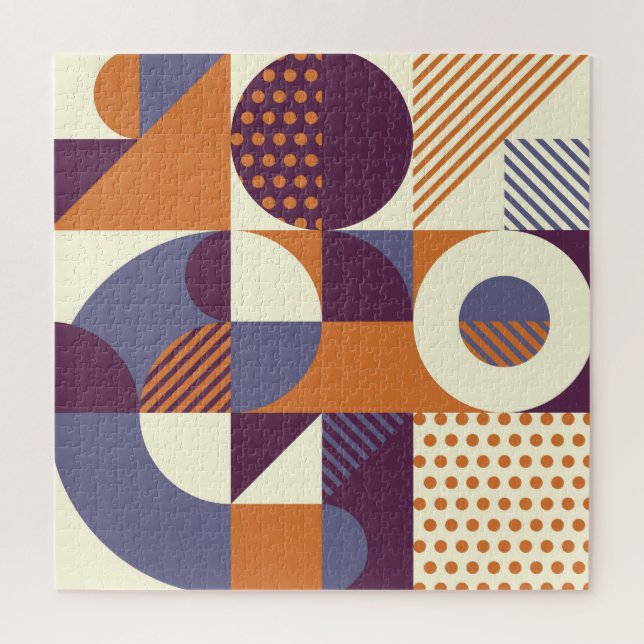 Retro-Stil geometrisches Musterdesign (Vertikal)