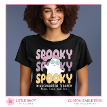 Retro-Stil Grusel-Lehrerin Halloween Kindergarten