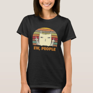 Retro-Stil Igitt Leute Hallo Kitty Katze T-Shirt