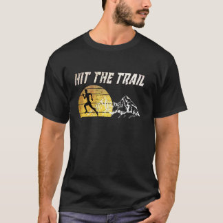 Retro-Stil läuft auf dem Trail Runner Vintag G T-Shirt