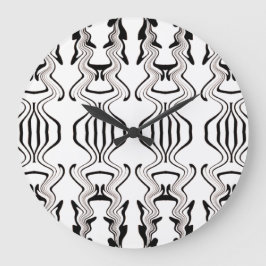 Retro-Stil-Motivations-Typografie-Zitat Große Wanduhr