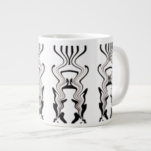 Retro-Stil-Motivations-Typografie-Zitat Jumbo-Tasse