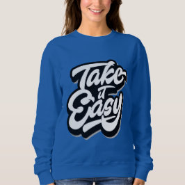 Retro-Stil-Motivations-Typografie-Zitat Sweatshirt