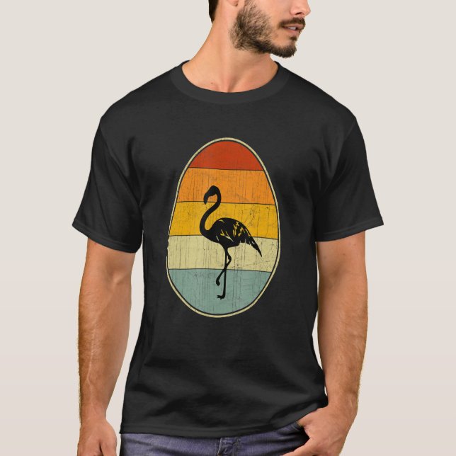 Retro Stil Ostereier Grafische Osterntag Fl. T-Shirt (Vorderseite)