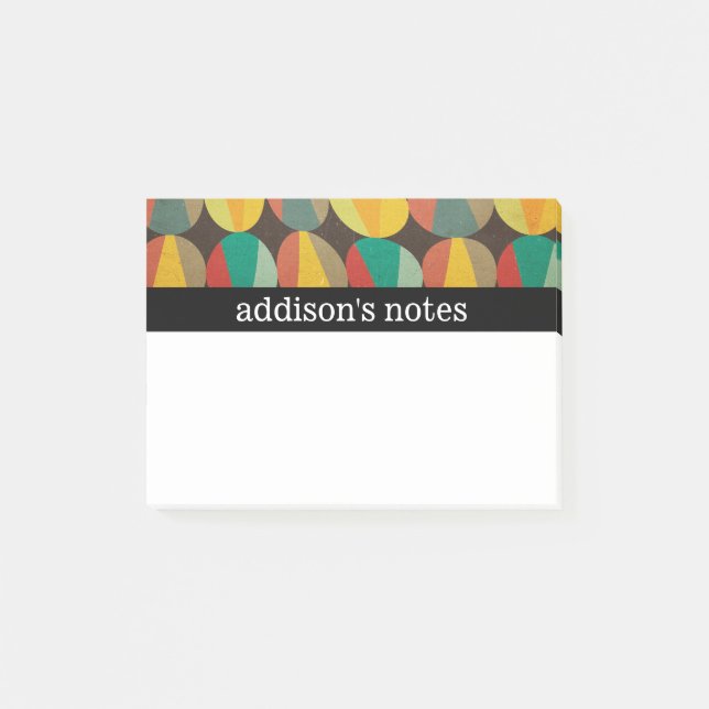 Retro-Stil Post-it Klebezettel (Vorderseite)