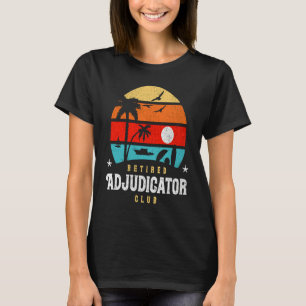 Retro-Stil-Rentner-Gag-Idee Ausgeschiedener Schi T-Shirt