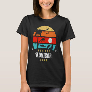 Retro-Stil-Rentner-Gag-Idee Rentner Berater T-Shirt