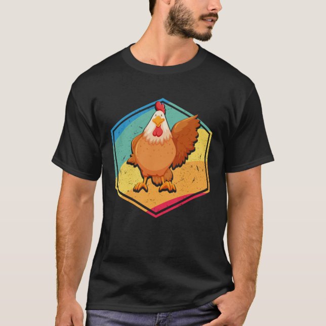 Retro-Stil T-Shirt (Vorderseite)