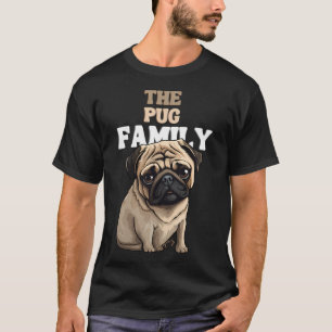 Retro-Stil T-Shirt Silhouette Vintage-Mops1