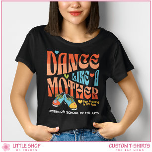 Retro Stil Tap Dance Mutter Anpassbar Tri-Blend Shirt