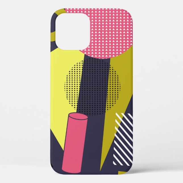 Retro-Stil-Textur, Musterdesign. Kunst,abstrakt, Case-Mate iPhone Hülle (Rückseite)