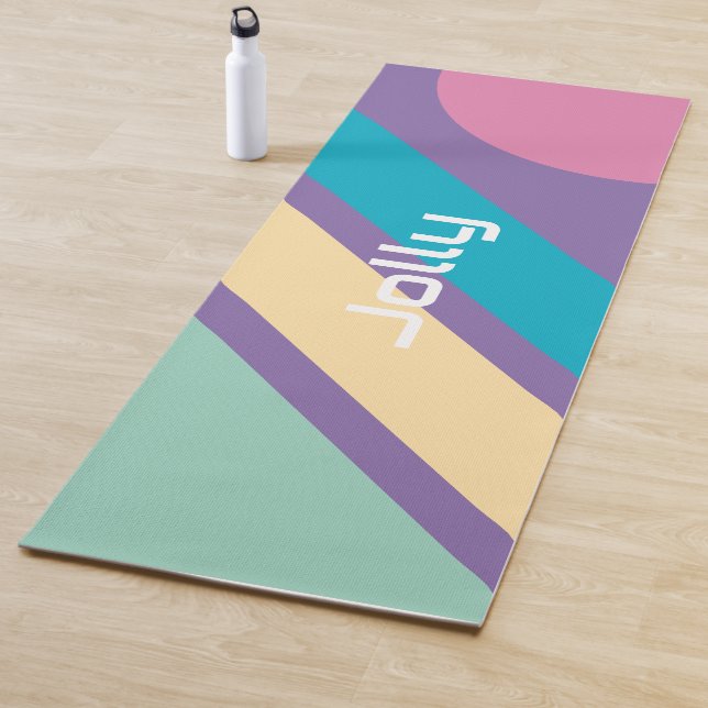 Retro-Stil-Trend-Yogamatte Yogamatte (Beispiel)