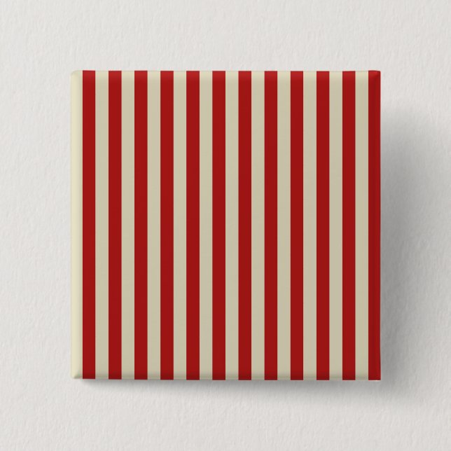 Retro-Stil vertikale PopCorn Classic Streifen Button (Vorderseite)