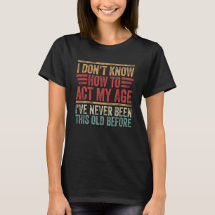 Retro-Stil weiß ich nicht, wie ich meine alten Fun T-Shirt