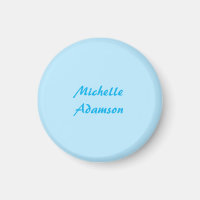 Retro Stilvoll Elegant Schlicht Sky Blue White