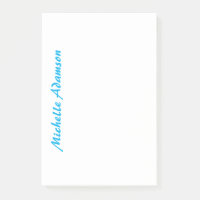 Retro Stilvoll Elegant Schlicht Sky Blue White