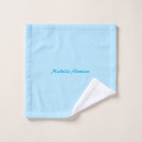 Retro Stilvoll Elegant Schlicht Sky Blue White