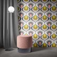 Retro-Stimmung Senfgelb Rosa Beige