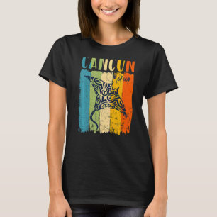 Retro Stingray Cancun Mexico Themenfreunde Familie T-Shirt