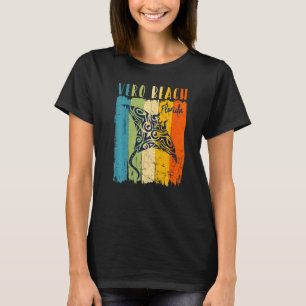 Retro Stingray Vero Beach Florida Themenfreunde Fa T-Shirt