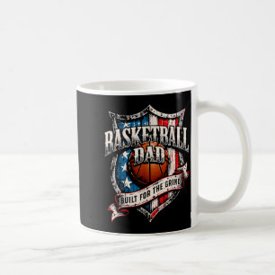 Retro stolzer Basketball-Vater - Gebaut für die Mü Kaffeetasse