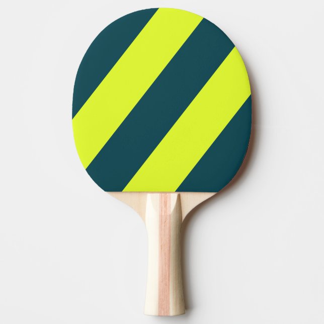 Retro Storm Cloud Grove Bold Streifen Tischtennis Schläger (Vorderseite)