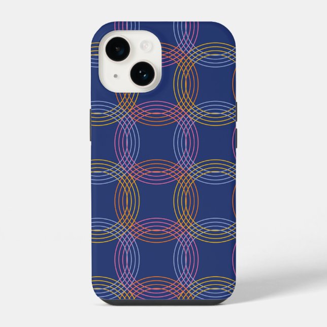 Retro-Strahlung iPhone 14 Hülle (Rückseite)