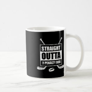 Retro Straight Outta Der Strafbank Lustiger Hockey Kaffeetasse