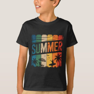 Retro-Strand-Surfen-Surfboard-vintage-Surfer  T-Shirt