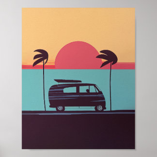 Retro-Strandleben - Ein Sommerabenteuer Poster