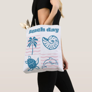 Retro-Strandtag Küste Tasche