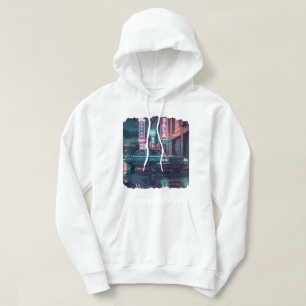 Retro-Straßenszene-Kunst 1940er Jahre Klassiker Au Hoodie