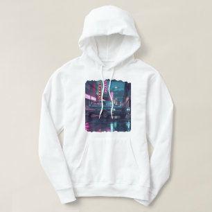Retro-Straßenszene-Kunst 1940er Jahre Klassiker Au Hoodie