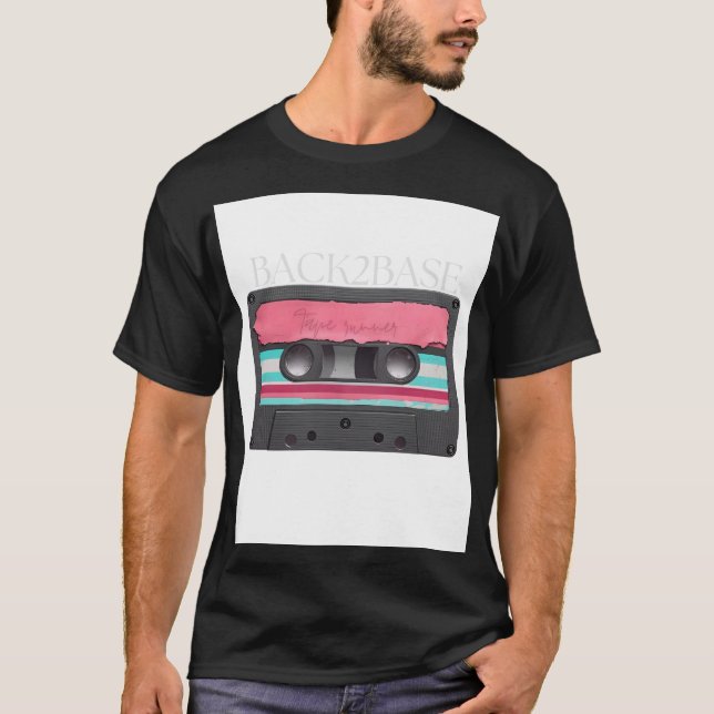 Retro streetwear Unisex T-shirt Neon 80s (Vorderseite)