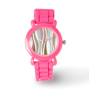 Retro Streifen Armbanduhr