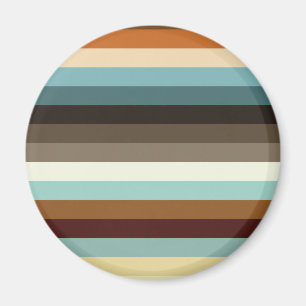 Retro-Streifen Magnet