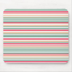 Retro Streifen Mousepad
