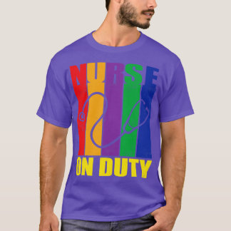 Retro-Streifen T-Shirt