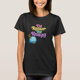 Retro-Strickstyle-T-Shirt T-Shirt