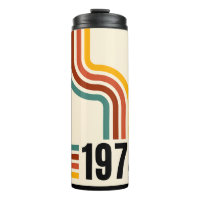 Retro Stripe 50. Geburtstag 1975 Rainbow Vintag