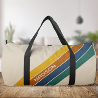 Retro Stripes Monogramm