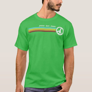 Retro Stripes Music T-Shirt